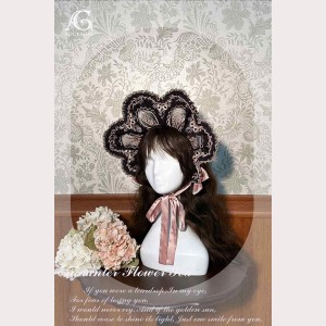 Encounter Flower Sea Classic Lolita Bonnet by Alice Girl (AGL91T)